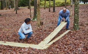 Laying the Treehouse Platform