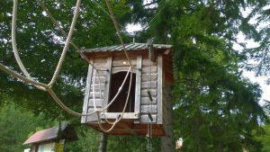 Cable Suspended Treehouse