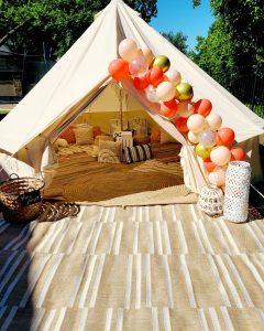 Decorated Bell Tent