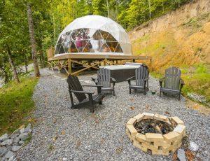 GLAMP Geodesic Domes
